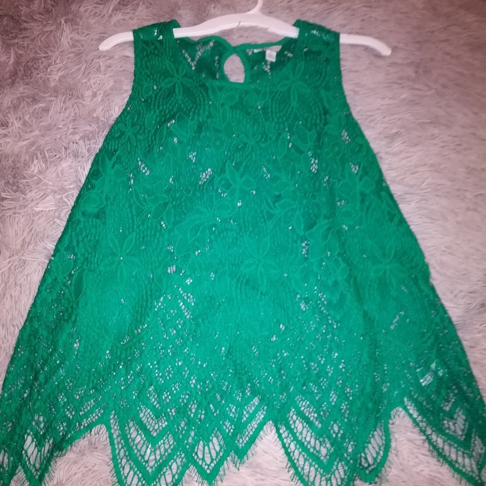 Cato Green Chiffon  Blouse